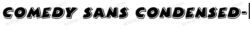 comedy sans condensed字体转换
